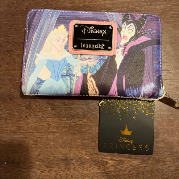 Loungefly Disney Sleeping Beauty Princess Scene Zip Around Wallet - Picture 2 of 8